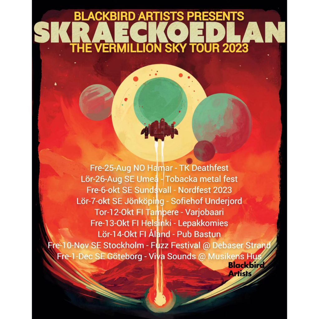 SkraeckOedlan - The Vermillion Sky Tour dates